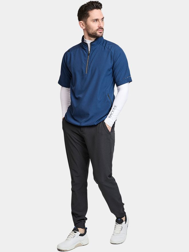 Backtee Packable Shield Halbarm Windshirt 80G navy