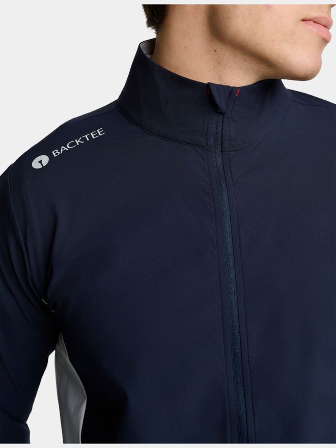 Backtee Windstopp Jacke navy