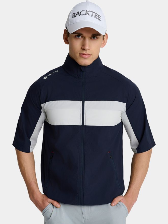 Backtee Halbarm Jacke navy