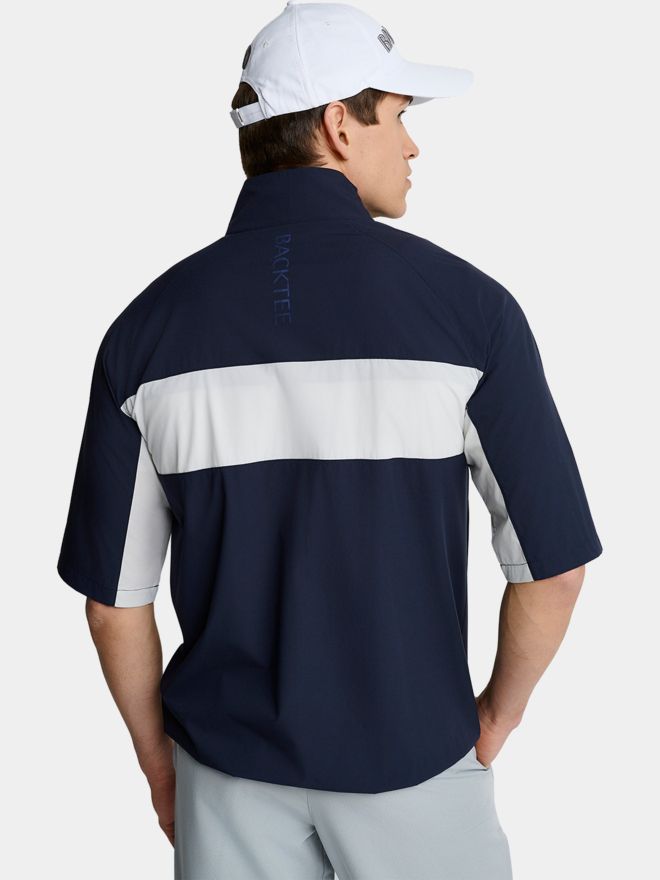 Backtee Halbarm Jacke navy