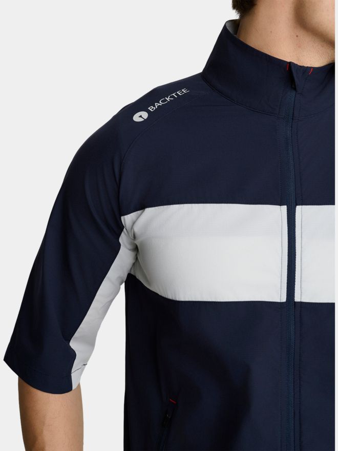 Backtee Halbarm Jacke navy