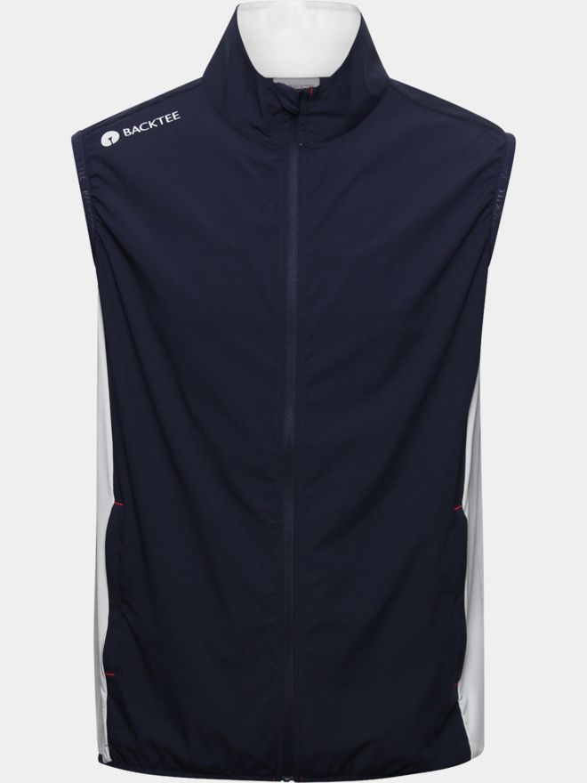 Backtee Windstopp Weste navy