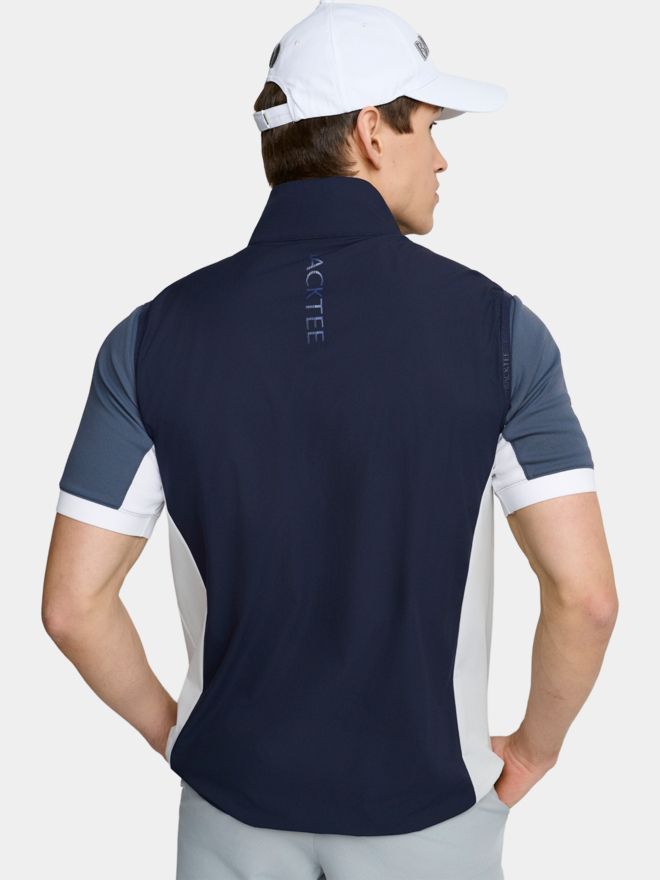 Backtee Windstopp Weste navy
