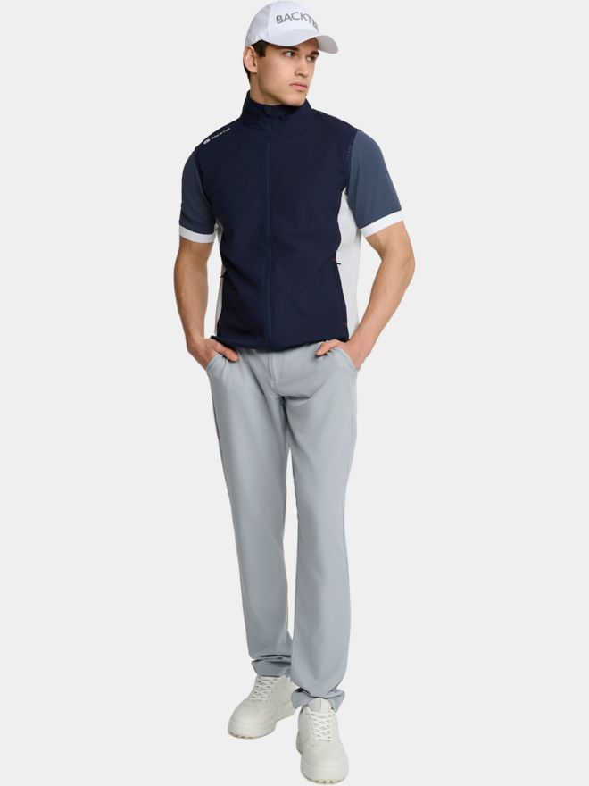Backtee Windstopp Weste navy