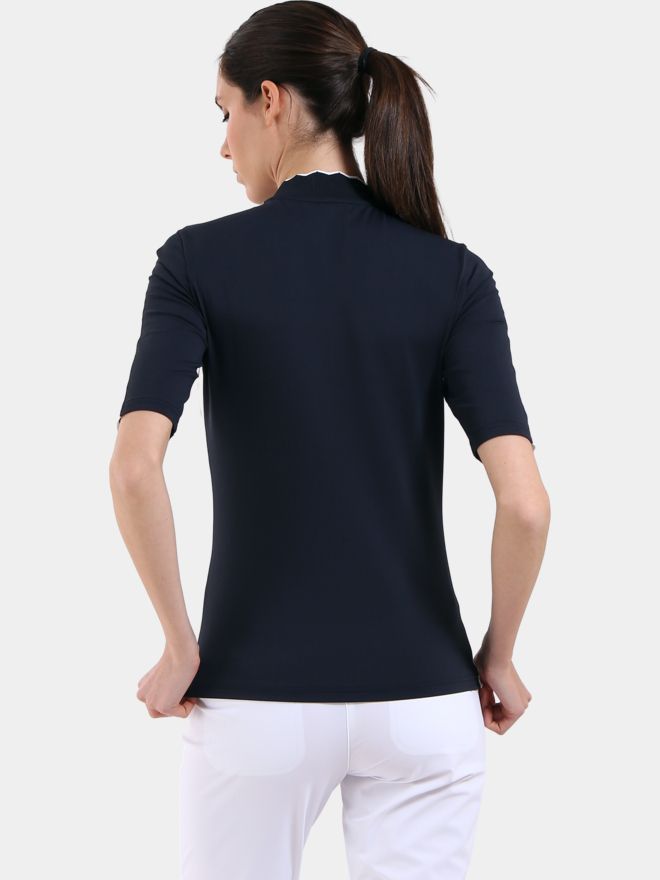 Chervo ALISIA GH 3/4 sleeve polo navy
