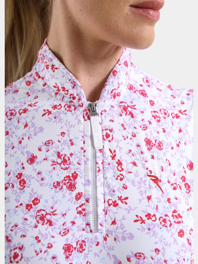 Chervo ANTIGUA sleeveless polo purple