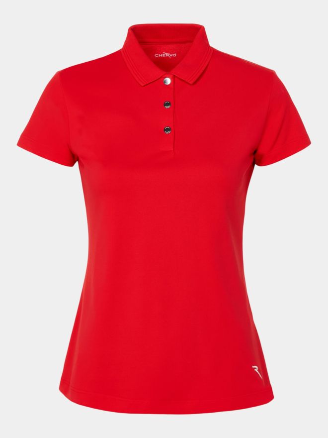 Chervo ASTRID Halbarm Polo rot