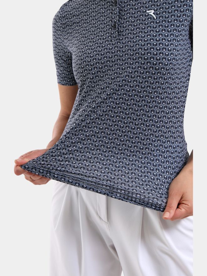 Chervo AUNT half sleeve polo navy