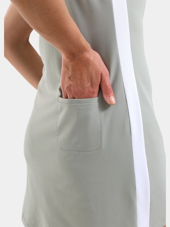 Chervo VERNISSAGE without sleeve dress green