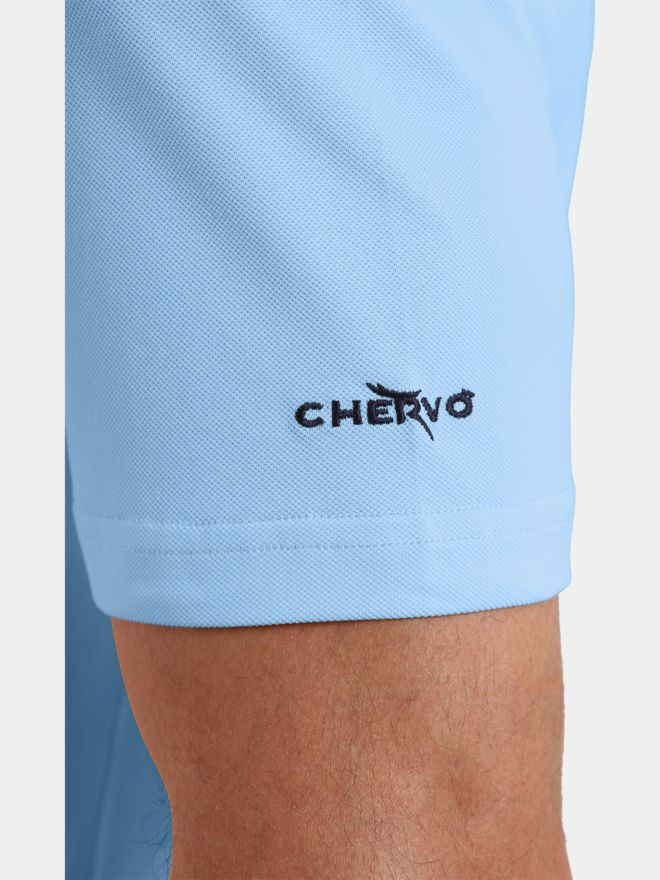 Chervo ARDUO half-sleeve polo light blue
