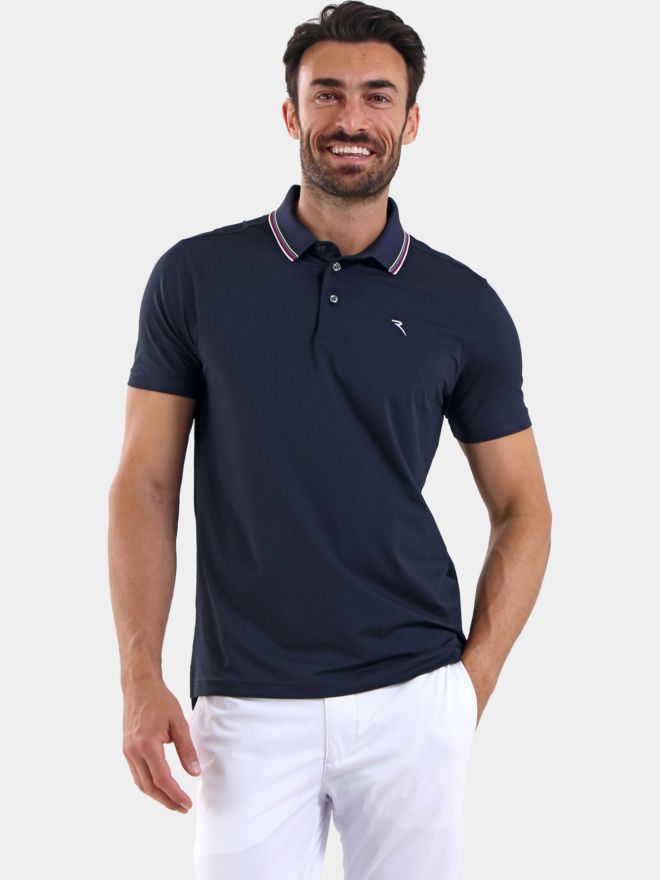 Chervo ASPARAGO half-sleeve polo navy