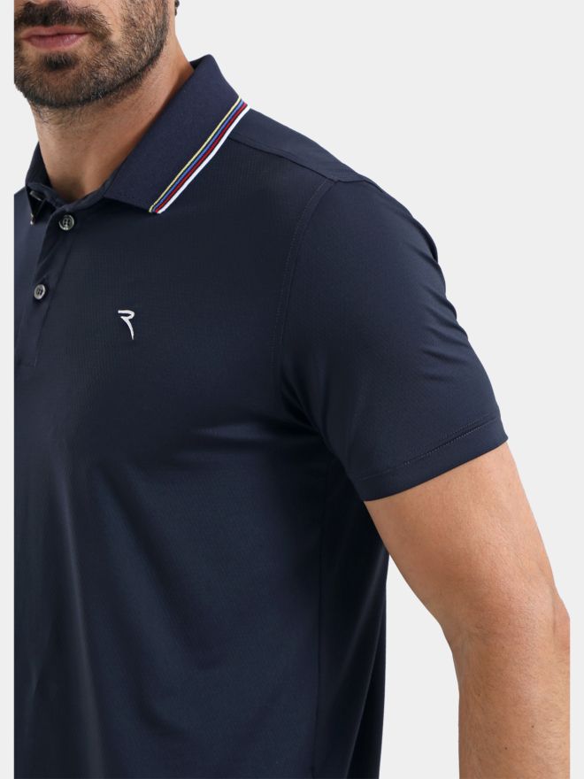 Chervo ASPARAGO half-sleeve polo navy