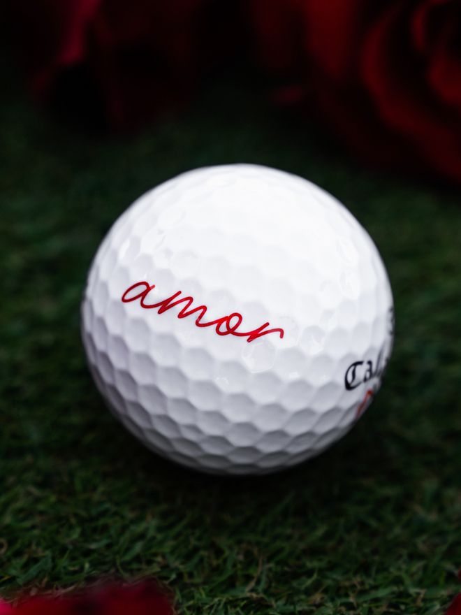 Callaway Supersoft Valentine Love Golfbälle weiß