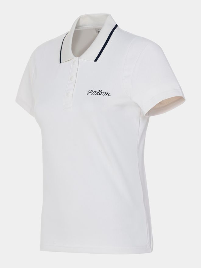 Malbon Polokošile PALOMA s polovičním rukávem bílá