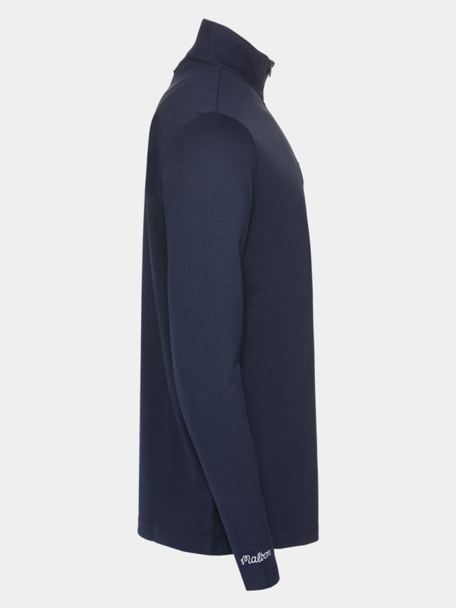 Malbon FLYER Stretch Midlayer navy
