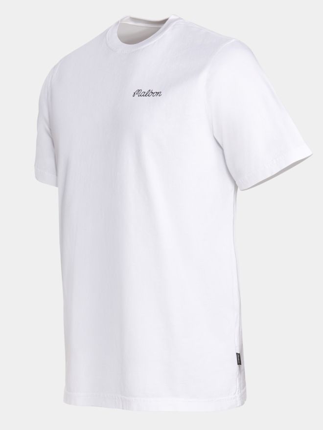 Malbon BERMUDA BALDWIN TEE Halbarm T-Shirt weiß