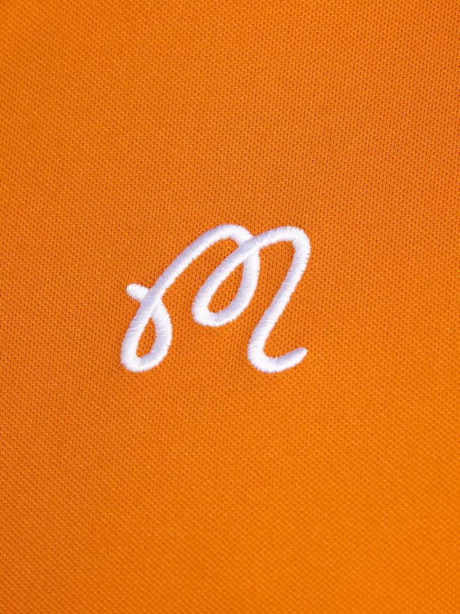 Malbon FAIRWAY Halbarm Polo orange