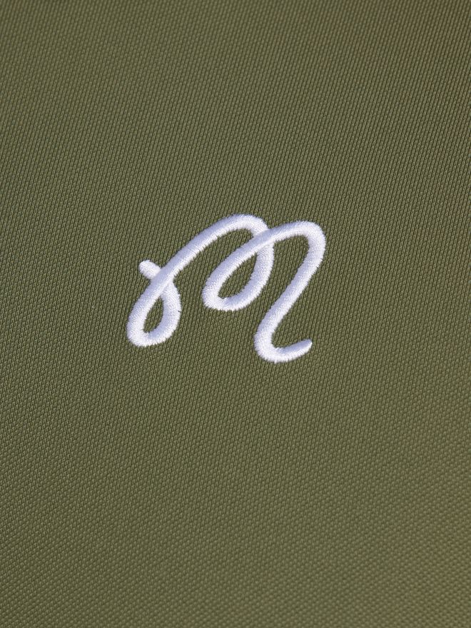 Malbon FAIRWAY Halbarm Polo oliv