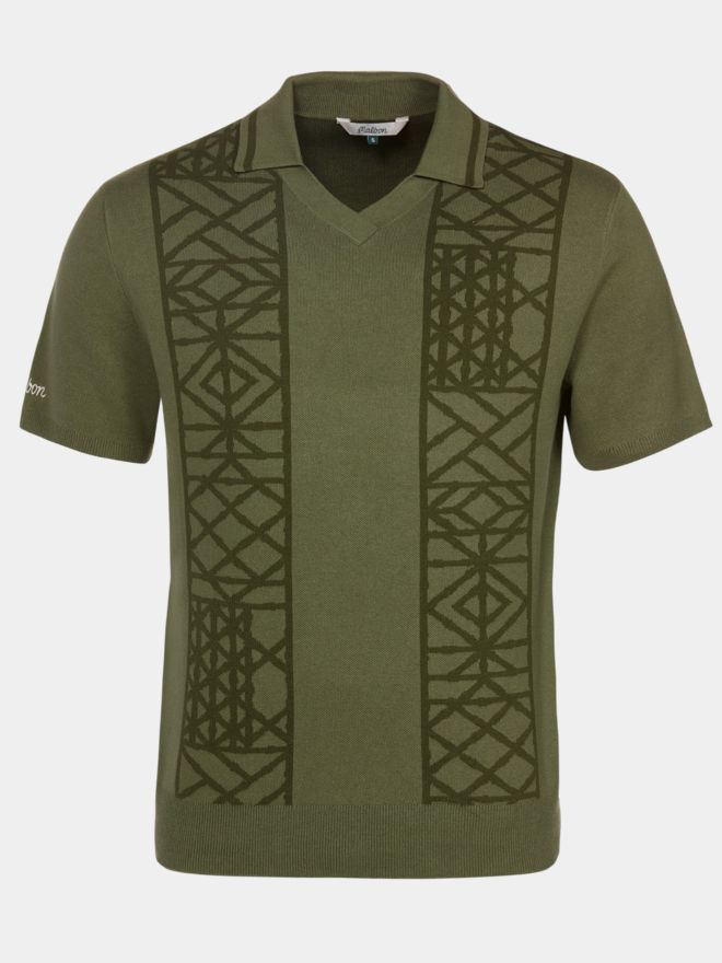 Malbon HABANA Halbarm Polo oliv