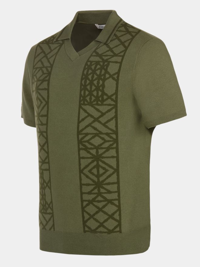 Malbon HABANA Halbarm Polo oliv