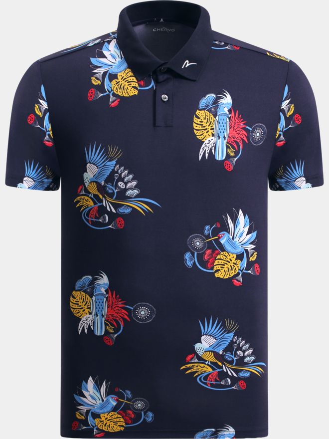 Chervo ADDIO Halbarm Polo navy