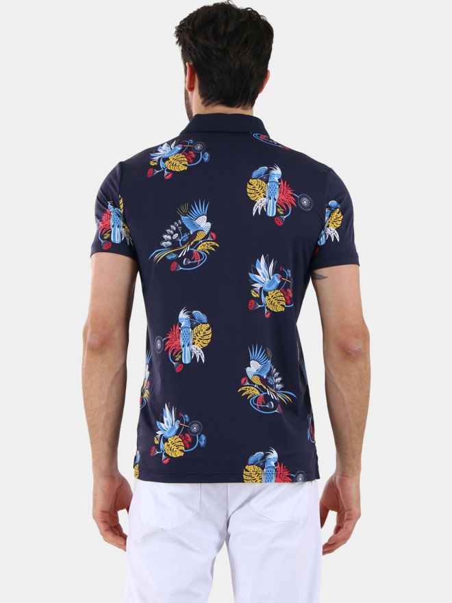 Chervo ADDIO Halbarm Polo navy