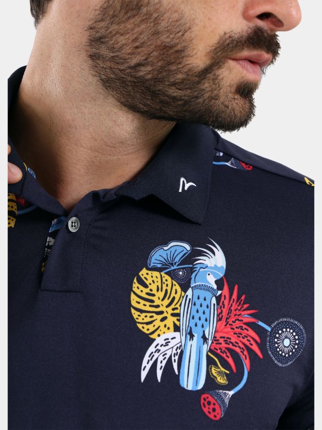 Chervo ADDIO Halbarm Polo navy