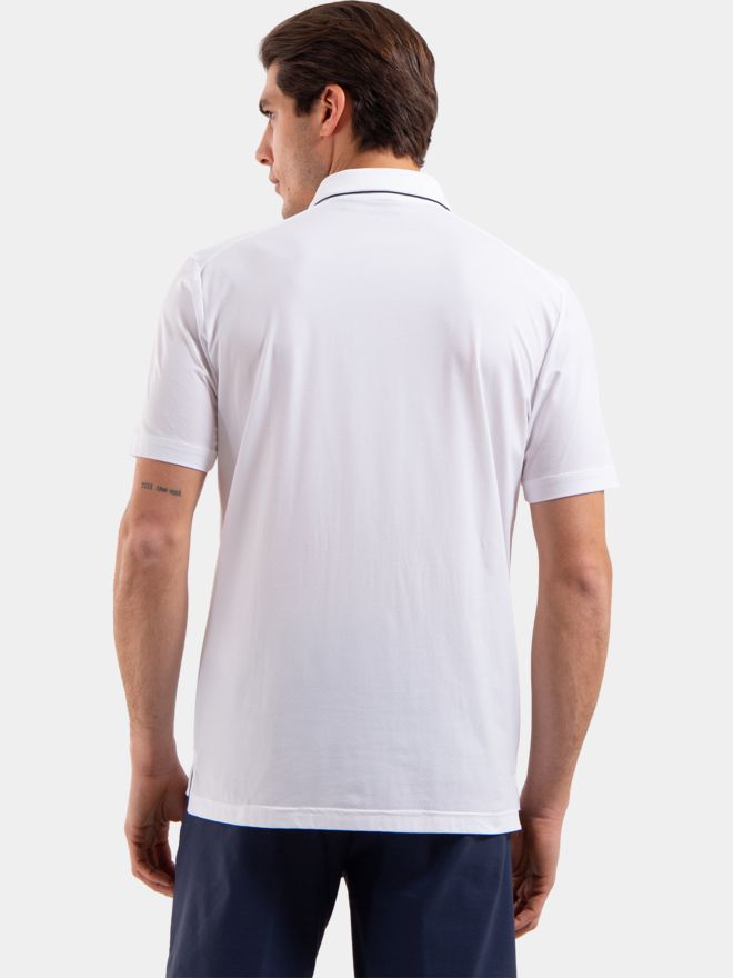 Chervo ADDISON Halbarm Polo weiß