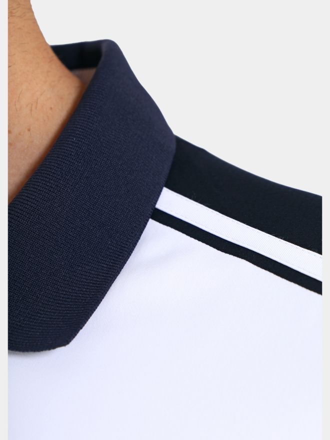 Chervo AIDEN Halbarm Polo weiß