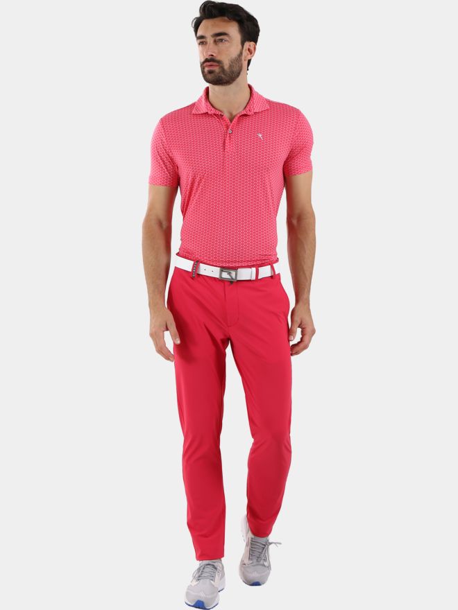 Chervo ALBERGO Halbarm Polo rot