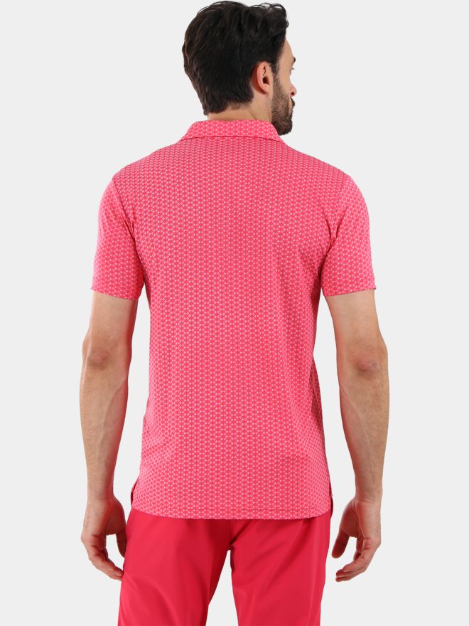 Chervo ALBERGO Halbarm Polo rot