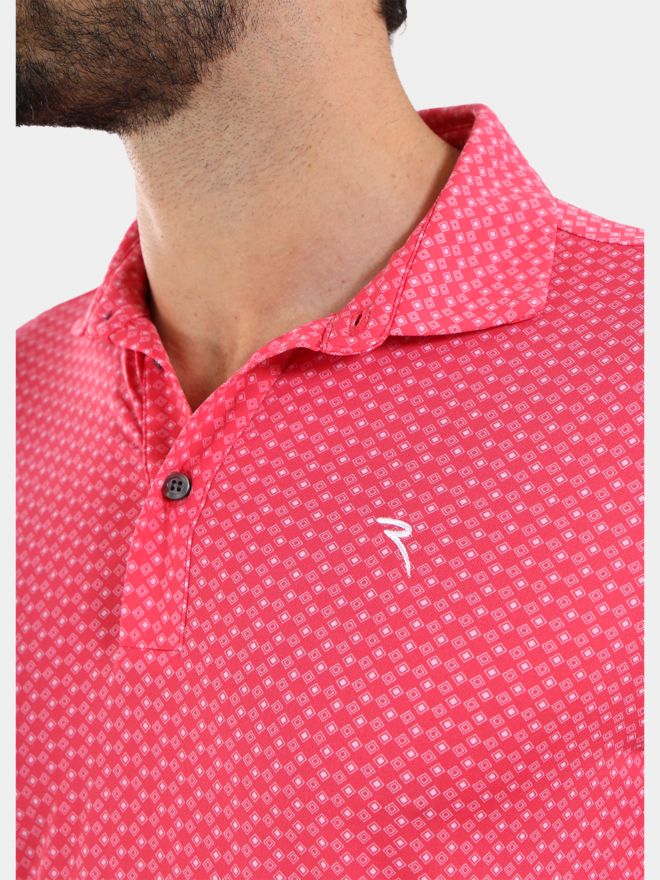 Chervo ALBERGO Halbarm Polo rot