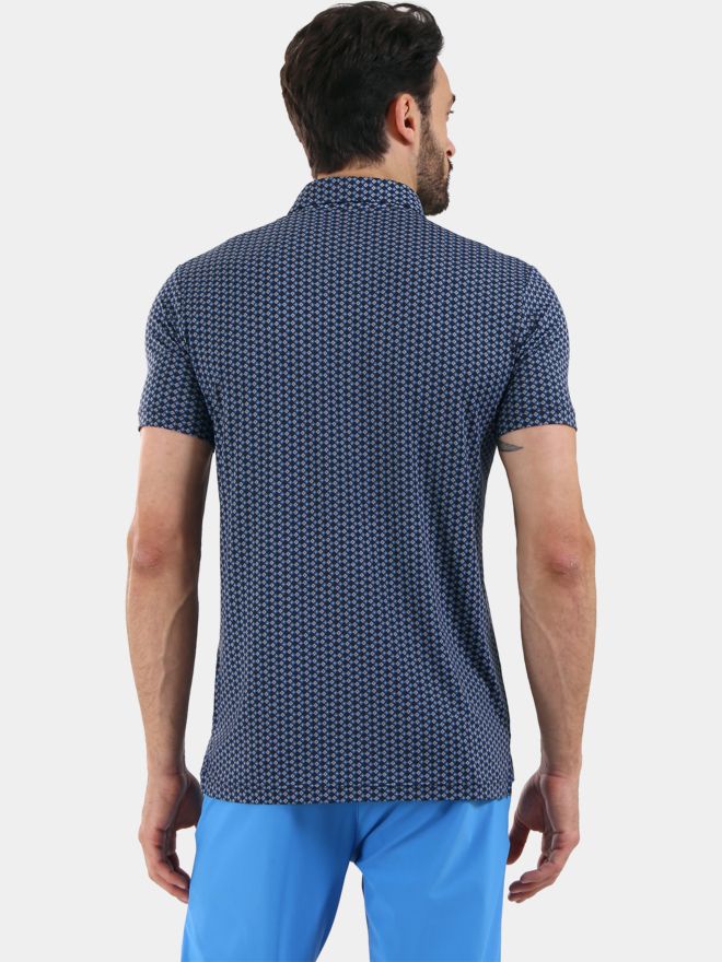 Chervo ALBERGO Halbarm Polo blau