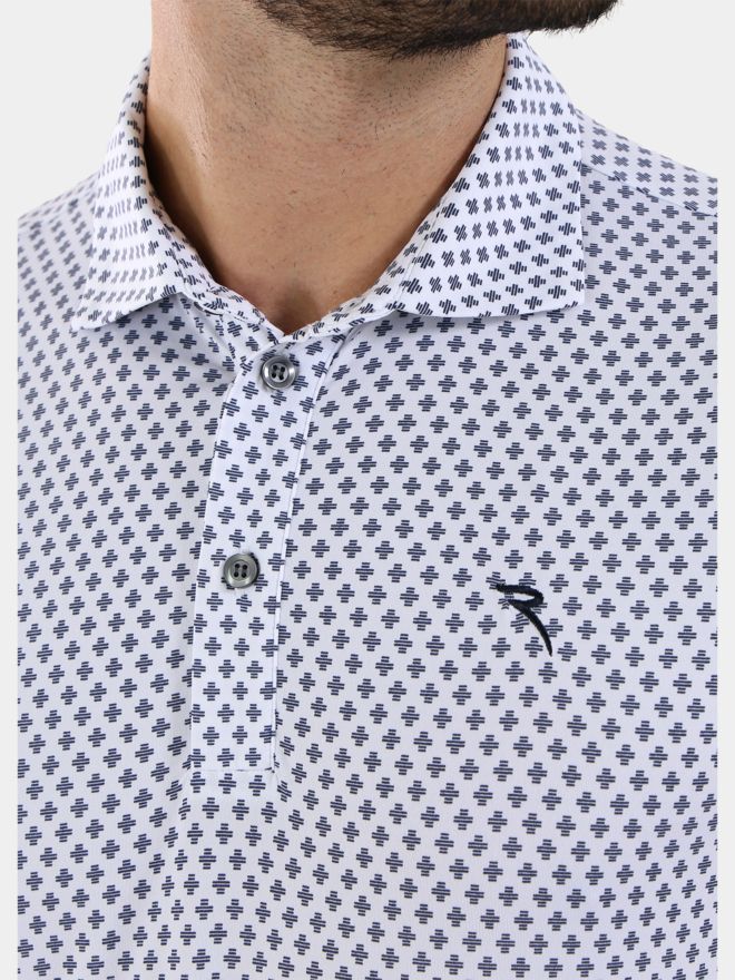 Chervo ALBERGO Halbarm Polo weiß