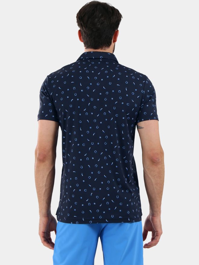 Chervo ALBERGO Halbarm Polo navy