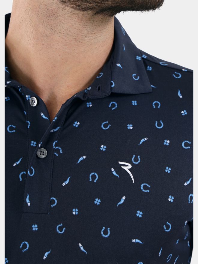 Chervo ALBERGO Halbarm Polo navy