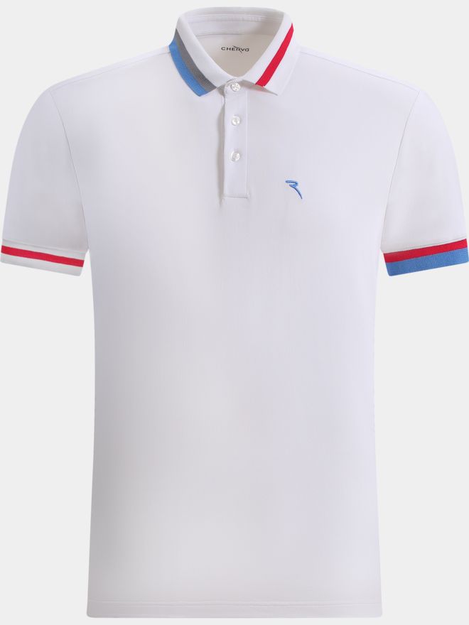 Chervo ALLARME Halbarm Polo weiß