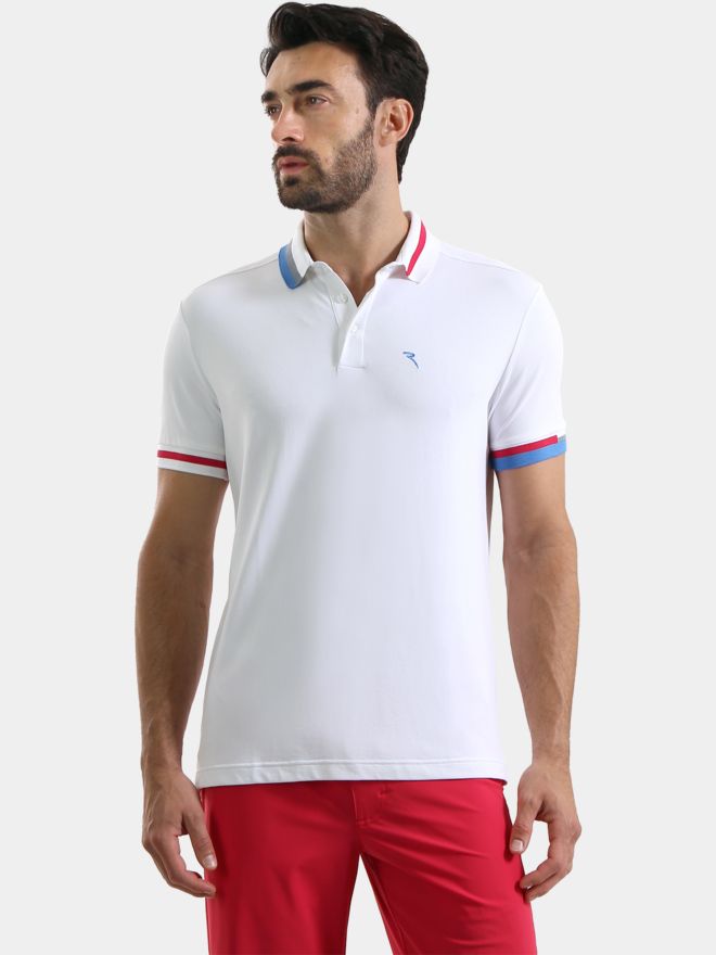 Chervo ALLARME Halbarm Polo weiß