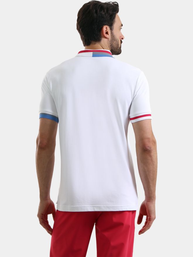 Chervo ALLARME Halbarm Polo weiß