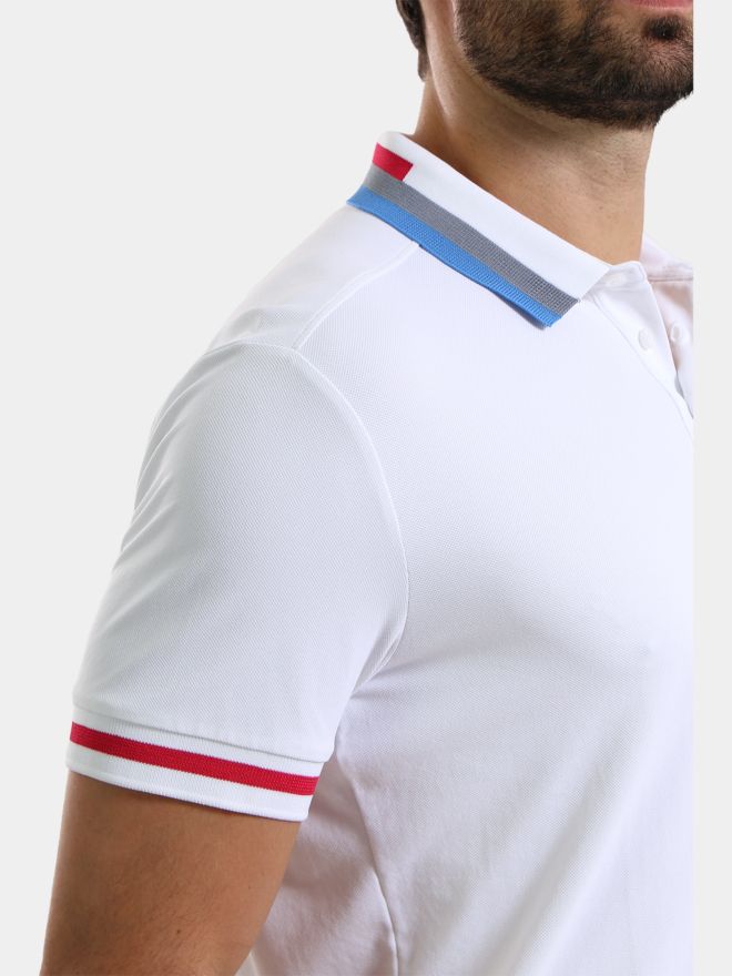 Chervo ALLARME Halbarm Polo weiß