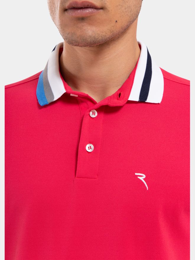 Chervo ALLARME Halbarm Polo rot