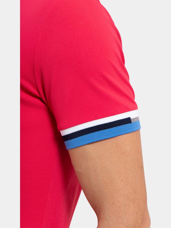 Chervo ALLARME Halbarm Polo rot