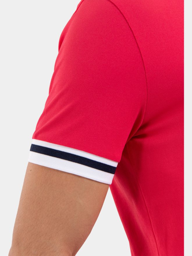 Chervo ALLARME Halbarm Polo rot