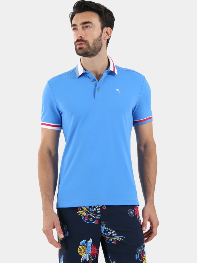 Chervo ALLARME Halbarm Polo blau