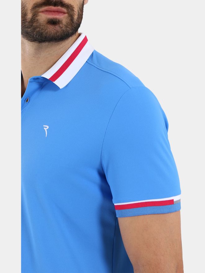 Chervo ALLARME Halbarm Polo blau