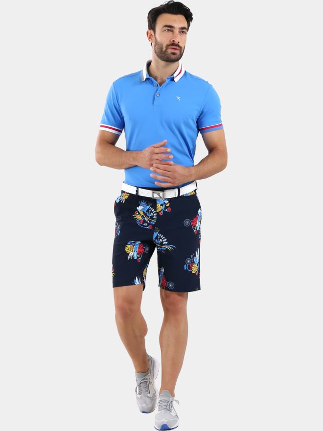 Chervo ALLARME Halbarm Polo blau