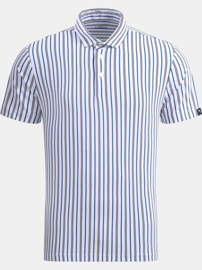 Chervo ARCHITETTO Halbarm Polo gestreift