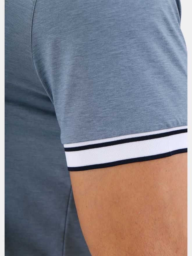 Chervo ASTENGO Halbarm Polo grau