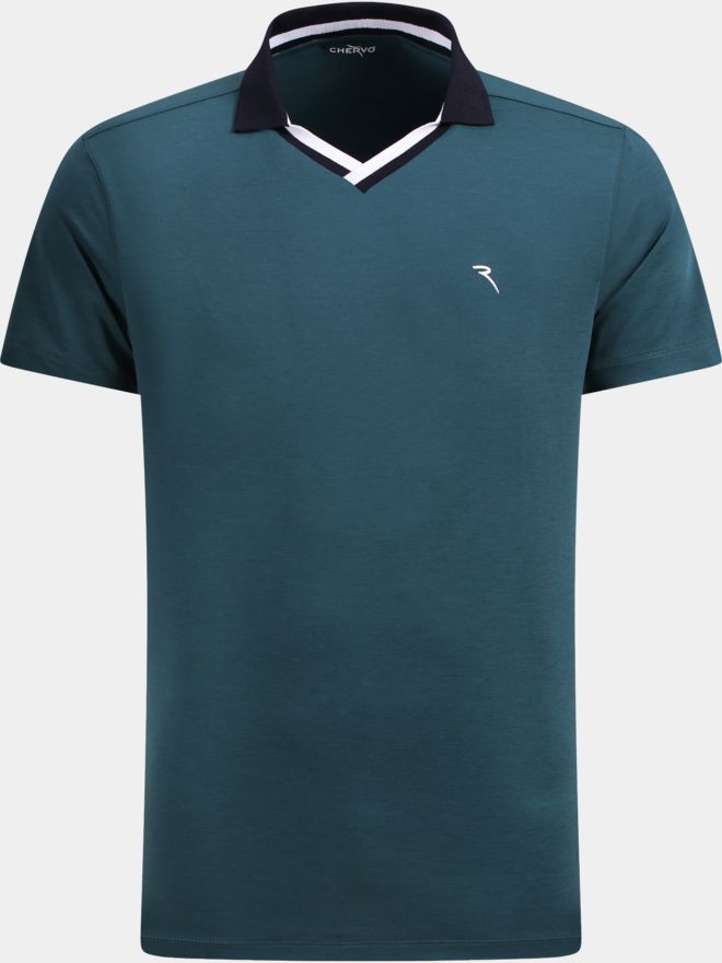 Chervo AUGUST Halbarm Polo grün