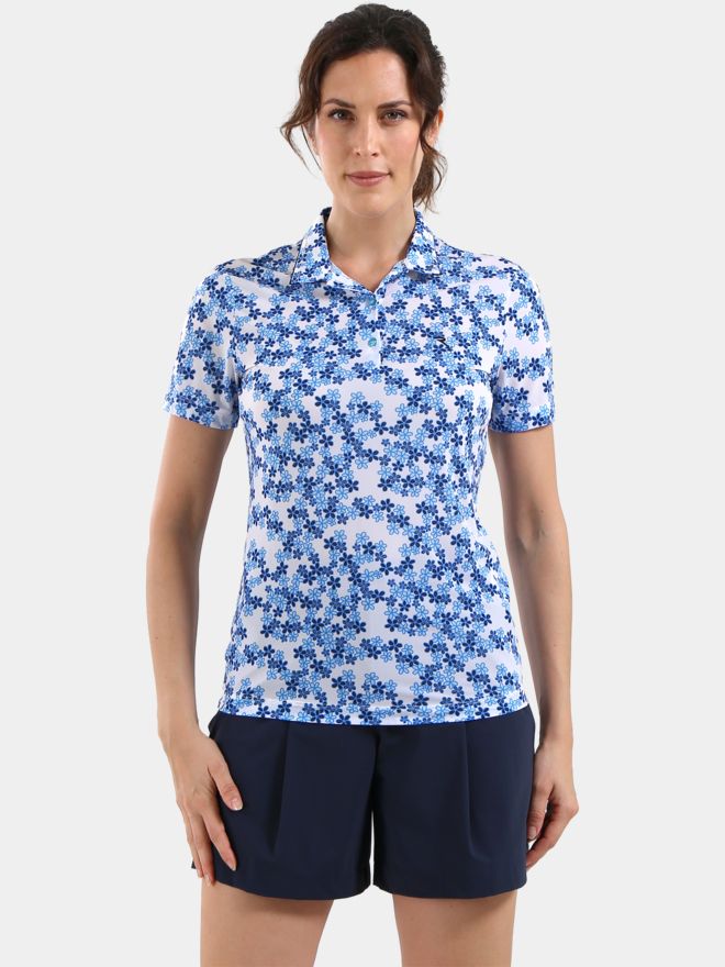 Chervo ADDISABEBA Halbarm Polo weiß